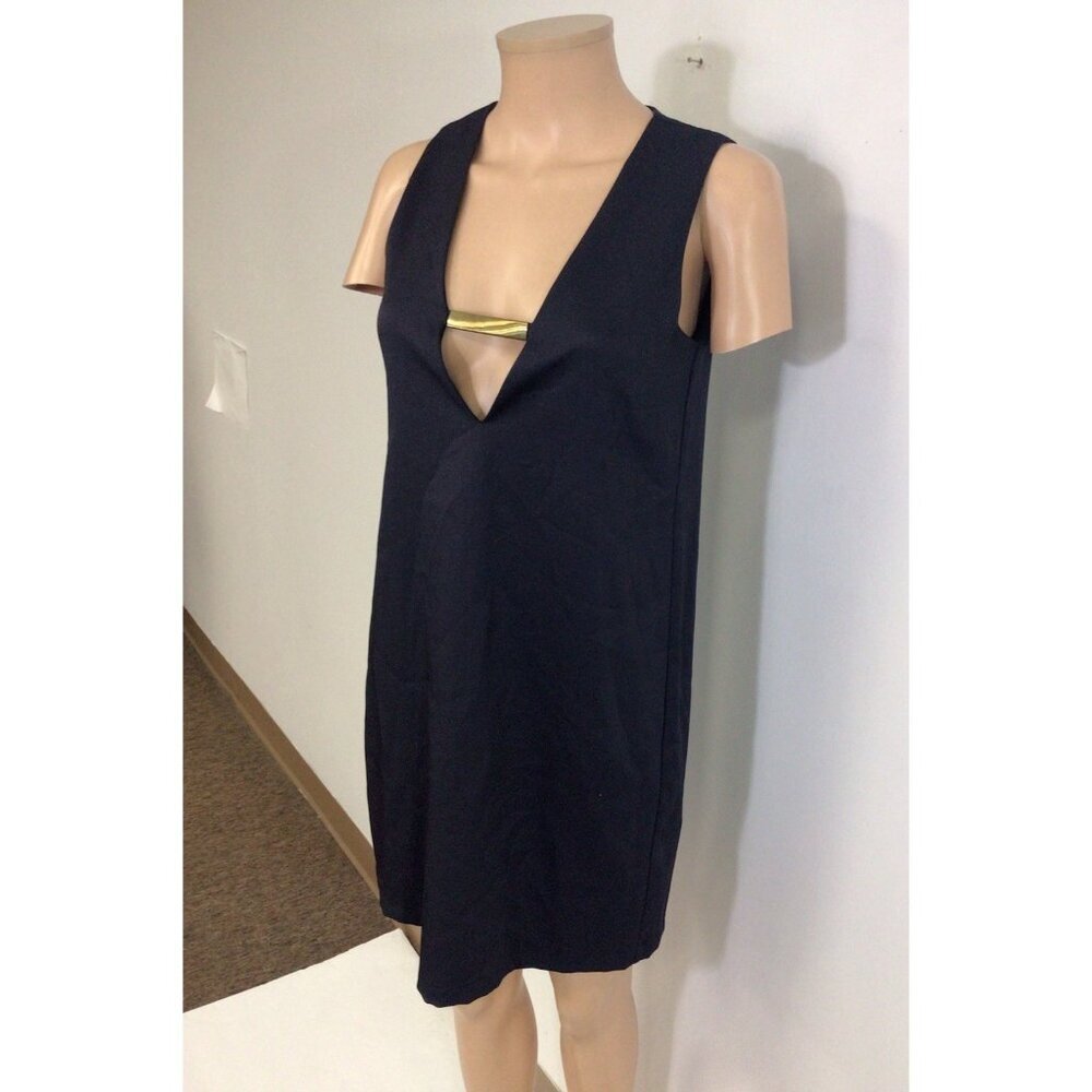 Missguided Navy Dress Cutout Front Womens 6